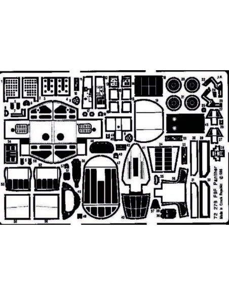 F9F Panther, 1/72 - Eduard Accessories 72279
