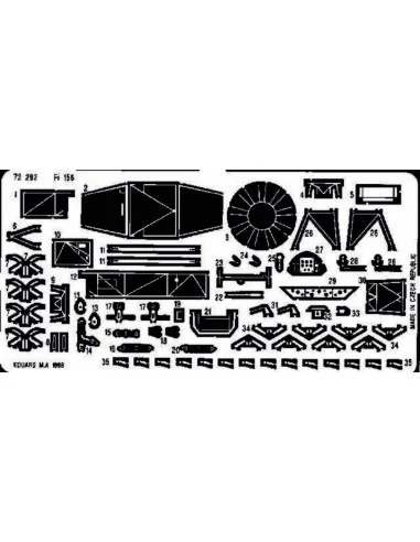 Fi-156 Storch, 1/72 - Eduard Accessories 72292