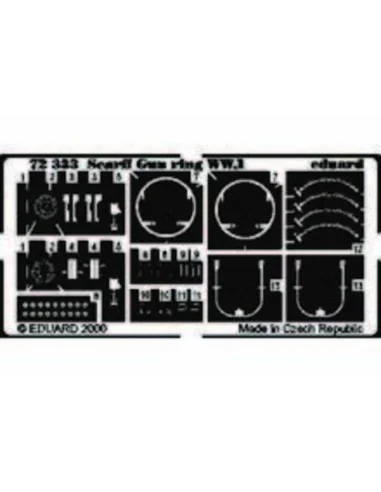 Scarff gun ring WW.I, 1/72 - Eduard Accessories 72333