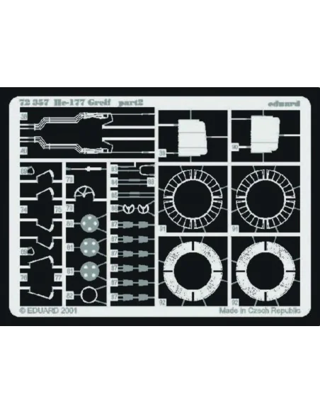 Heinkel He-177 Greif, 1/72 - Eduard Accessories 72357