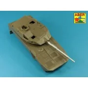 105mm L/52 gun barrel for Japan Type 16 MCV - Aber Models 35 L-272