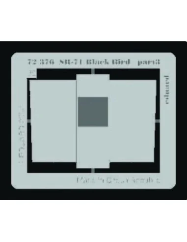 SR-71 Black Bird, 1/72 - Eduard Accessories 72376