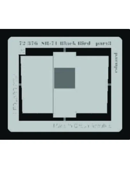 SR-71 Black Bird, 1/72 - Eduard Accessories 72376