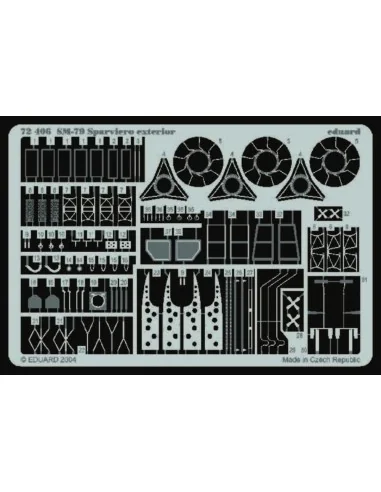 SM-79 Sparviero Exterior, 1/72 - Eduard Accessories 72406