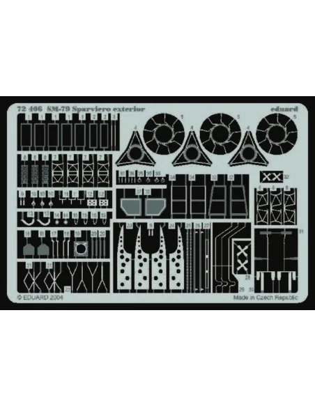 SM-79 Sparviero Exterior, 1/72 - Eduard Accessories 72406