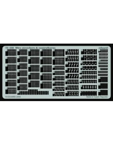Wire Stretchers & Controlhorns, 1/72 - Eduard Accessories 72438