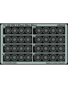 WWI Wheel Wire Discs, 1/72 - Eduard Accessories 72439