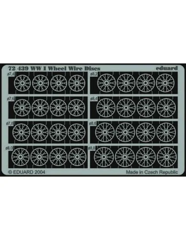 [NO_DESC] WWI Wheel Wire Discs, 1/72 - Eduard Accessories 72439