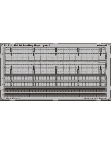 [NO_DESC] B-17G landing flaps for Revell, 1/72 - Eduard Accessories...