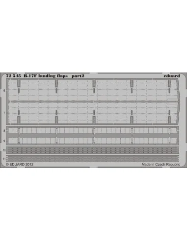 [NO_DESC] B-17F landing flaps for Revell, 1/72 - Eduard Accessories...