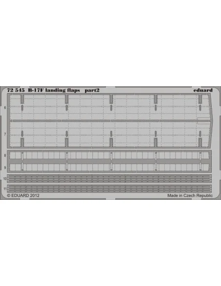 [NO_DESC] B-17F landing flaps for Revell, 1/72 - Eduard Accessories...