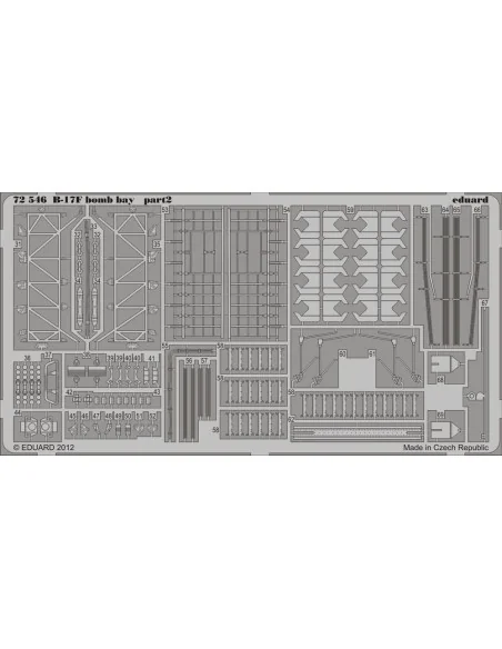 B-17F bomb bay for Revell, 1/72 - Eduard Accessories 72546