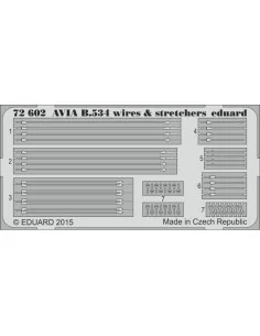 Avia B.534 wires & stretchers f. Eduard, 1/72 - Eduard Accessories ...