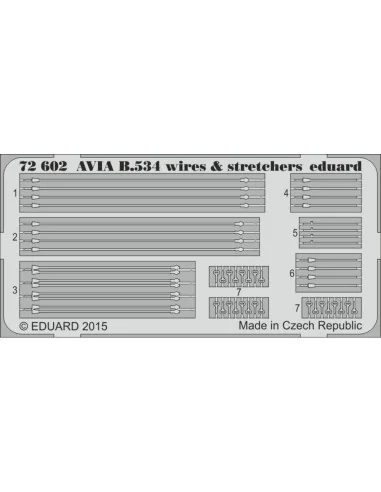 [NO_DESC] Avia B.534 wires & stretchers f. Eduard, 1/72 - Eduard Ac...