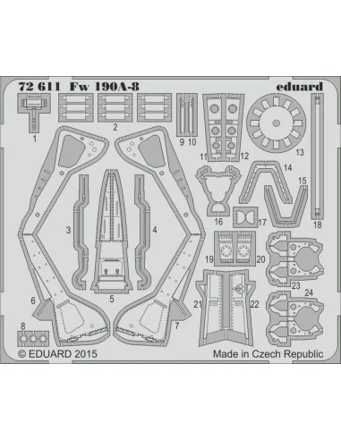Fw 190A-8 for Eduard, 1/72 - Eduard Accessories 72611