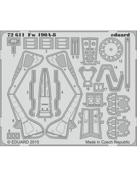 Fw 190A-8 for Eduard, 1/72 - Eduard Accessories 72611