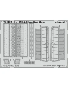 Fw 190A-8 landing flaps for Eduard, 1/72 - Eduard Accessories 72612