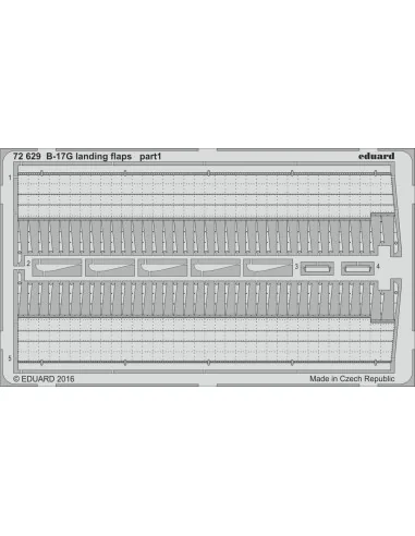 B-17G landing flaps for Airfix, 1/72 - Eduard Accessories 72629