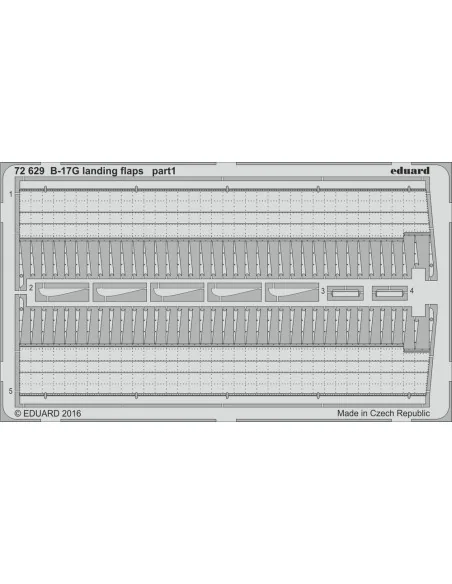 [NO_DESC] B-17G landing flaps for Airfix, 1/72 - Eduard Accessories...