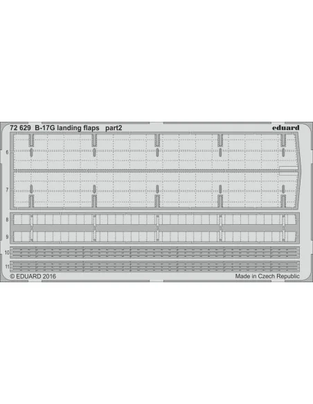 B-17G landing flaps for Airfix, 1/72 - Eduard Accessories 72629