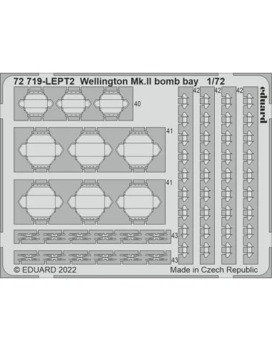 [NO_DESC] Wellington Mk.II bomb bay for AIRFIX, 1/72 - Eduard Acces...