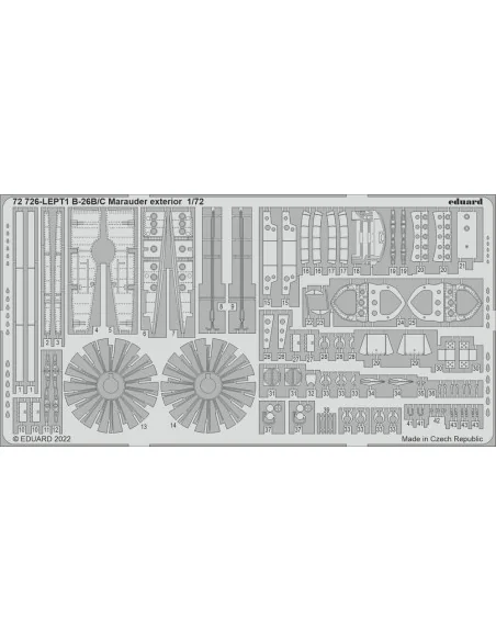 B-26B/C Marauder exterior for HASEGAWA / HOBBY 2000, 1/72 - Eduard ...