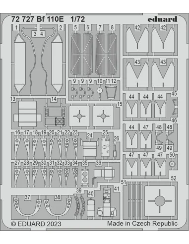 [NO_DESC] Bf 110E 1/72 for EDUARD, 1/72 - Eduard Accessories 72727