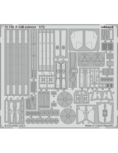 F-14B exterior 1/72 ACADEMY, 1/72 - Eduard Accessories 72730