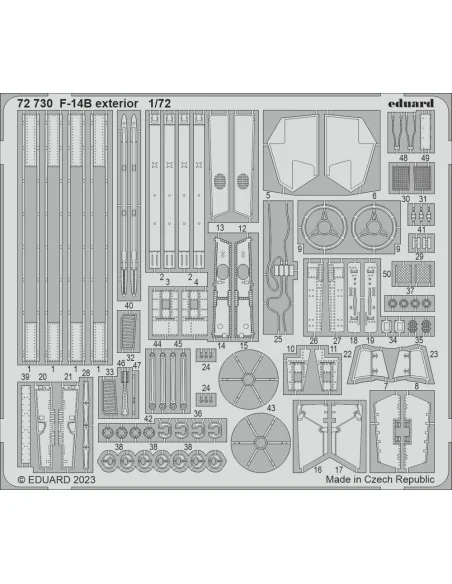 F-14B exterior 1/72 ACADEMY, 1/72 - Eduard Accessories 72730