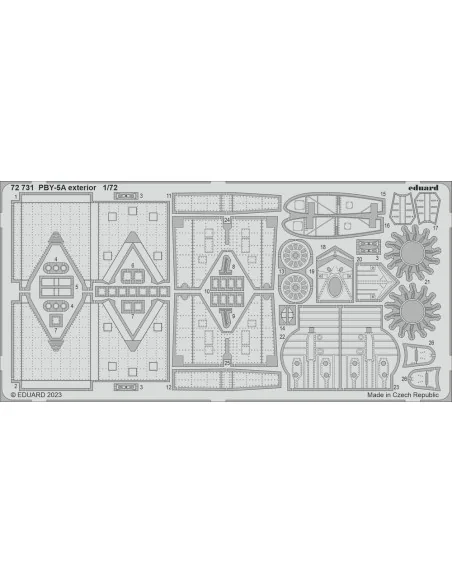 PBY-5A exterior 1/72 HOBBY 2000 / ACADEMY, 1/72 - Eduard Accessorie...