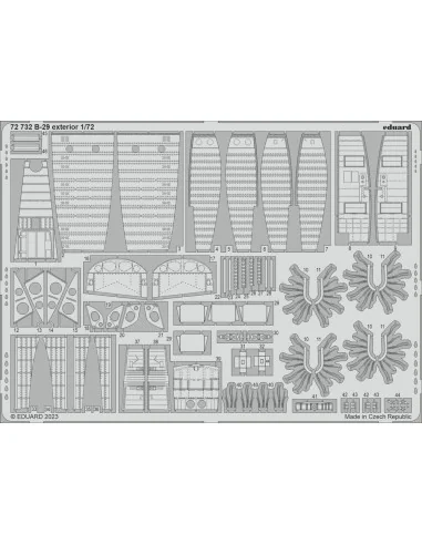 B-29 exterior 1/72 HOBBY 2000 / ACADEMY, 1/72 - Eduard Accessories ...