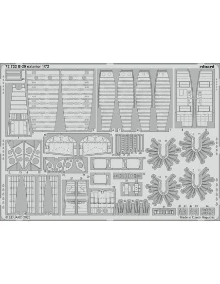 B-29 exterior 1/72 HOBBY 2000 / ACADEMY, 1/72 - Eduard Accessories ...