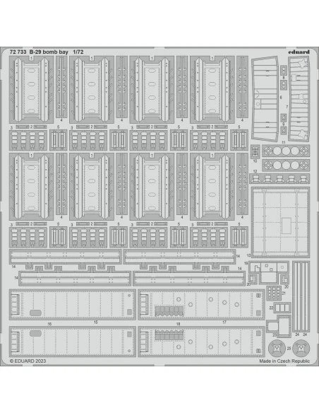 B-29 bomb bay 1/72 HOBBY 2000 / ACADEMY, 1/72 - Eduard Accessories ...