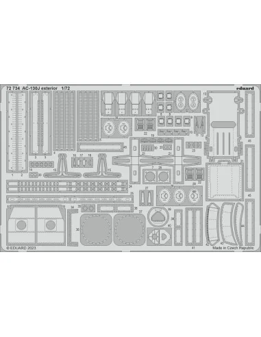 [NO_DESC] AC-130J exterior 1/72 ZVEZDA, 1/72 - Eduard Accessories 7...