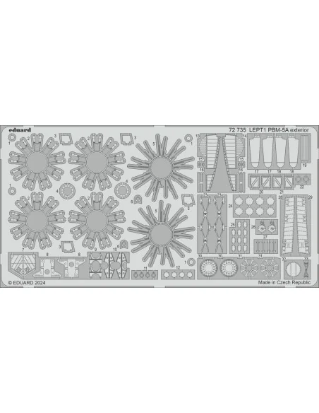 PBM-5A exterior 1/72 ACADEMY, 1/72 - Eduard Accessories 72735