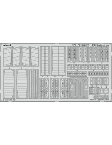 [NO_DESC] PBM-5A bomb bay 1/72 ACADEMY, 1/72 - Eduard Accessories 7...