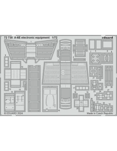 [NO_DESC] A-6E electronic equipment, 1/72 - Eduard Accessories 72738