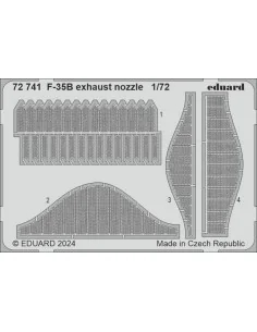 F-35B exhaust nozzle TAMIYA, 1/72 - Eduard Accessories 72741
