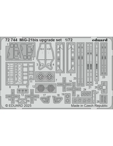 [NO_DESC] MiG-21bis upgrade set EDUARD, 1/72 - Eduard Accessories 7...