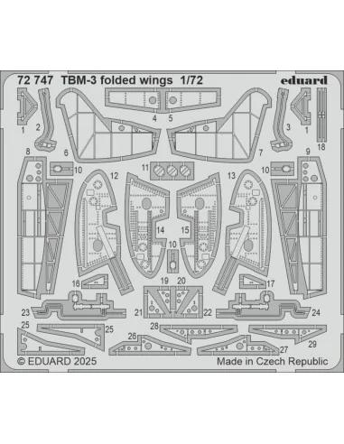 [NO_DESC] TBM-3 folded wings HOBBY BOSS, 1/72 - Eduard Accessories ...