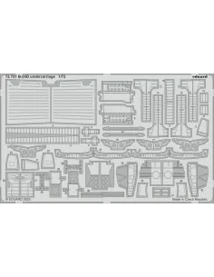 [NO_DESC] B-24D undercarriage for Airfix, 1/72 - Eduard Accessories...