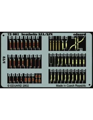 Seatbelts IJA/IJN, 1/72 - Eduard Accessories 73001
