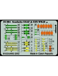 Seatbelts USAF & USN WW.II, 1/72 - Eduard Accessories 73004