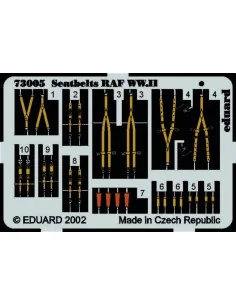 Seatbelts RAF WW.II, 1/72 - Eduard Accessories 73005
