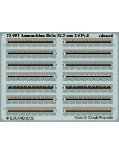 Ammunition Belts 12, 7mm US, 1/72 - Eduard Accessories 73007