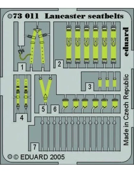 [NO_DESC] Lancaster seatbelts 73011, 1/72 - Eduard Accessories 73011