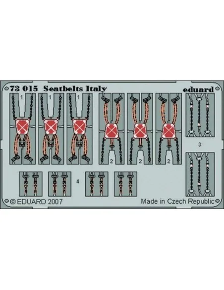 [NO_DESC] Seatbelts Italy WWII, 1/72 - Eduard Accessories 73015