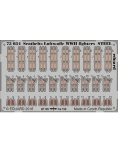Seatbelts Luftwaffe WWII fighters STEEL, 1/72 - Eduard Accessories ...
