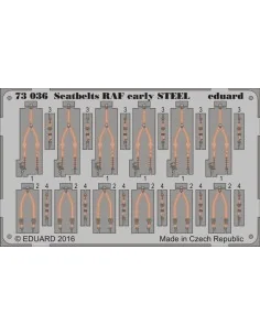 Seatbelts RAF early STEEL, 1/72 - Eduard Accessories 73036