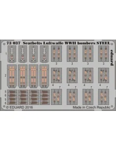 [NO_DESC] Seatbelts Luftwaffe WWII bombers STEEL, 1/72 - Eduard Acc...
